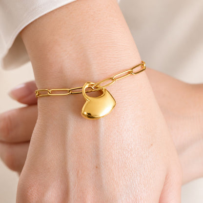 Urn Armband met Hartje – Zilver | Gedenksieraad