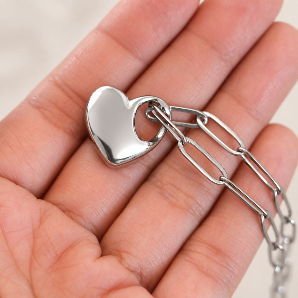 Urn Armband met Hartje – Zilver | Gedenksieraad