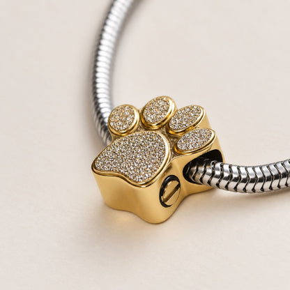 Huisdier Urn Armband met Pootafdruk | Gedenksieraad