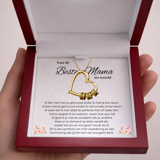 Bedel Hartketting Beste mama V1