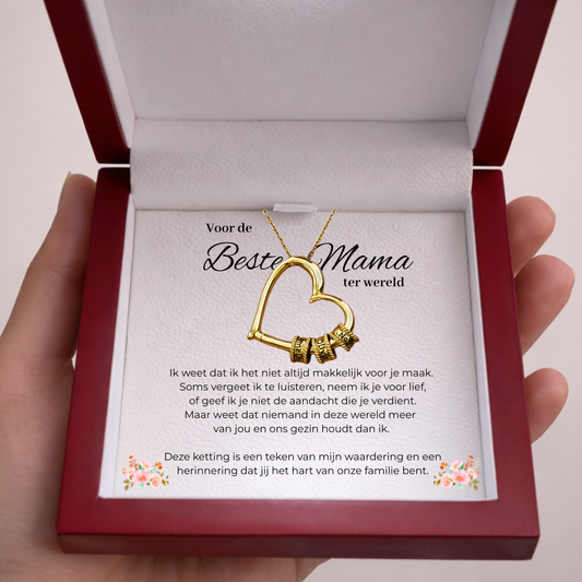 Bedel Hartketting Beste mama V2