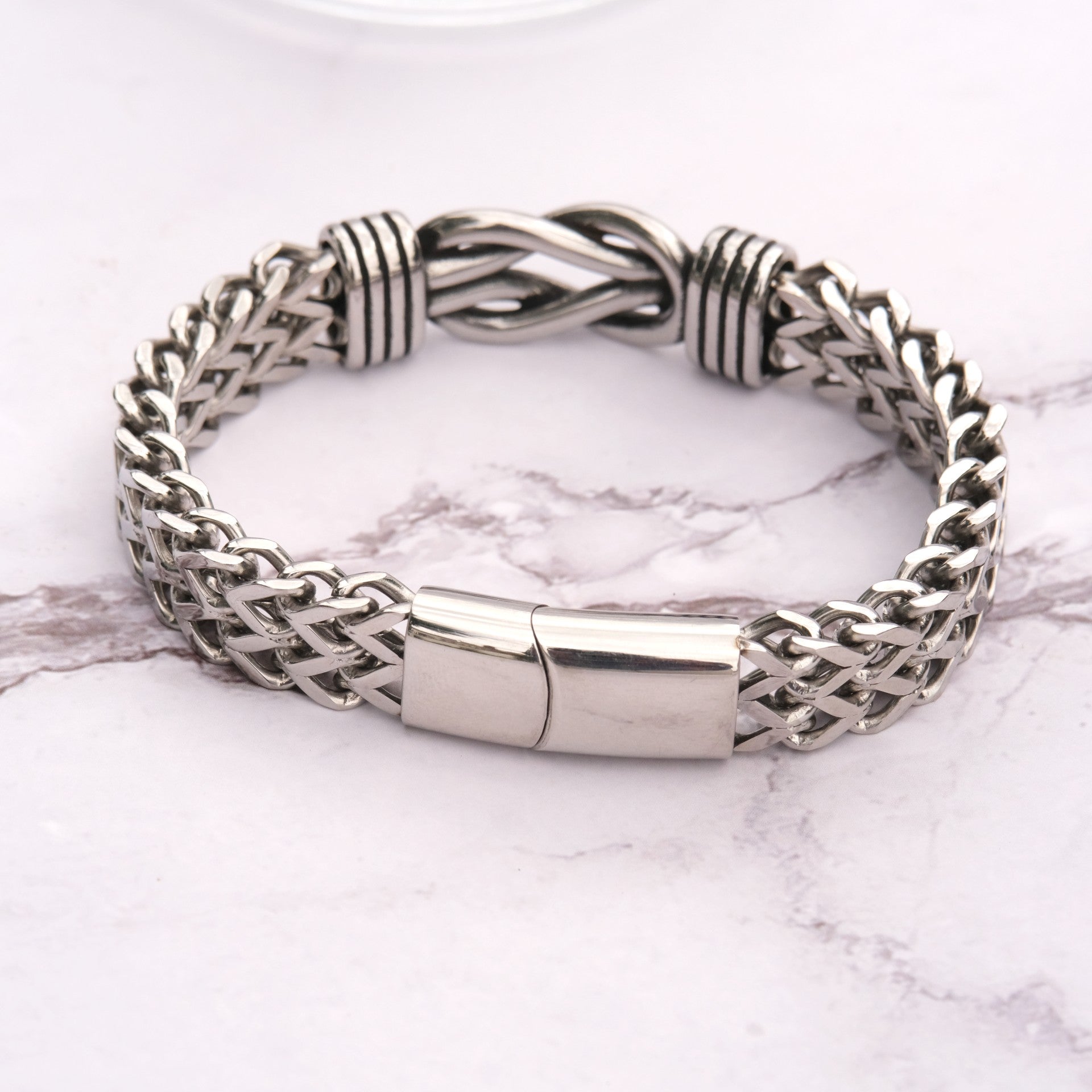 Aan Mijn Man - Ik Hou van jou; Voor Altijd - Infinity Leren Armband Aan Mijn Man - Ik Hou van jou; Voor Altijd - Infinity Leren Armband
