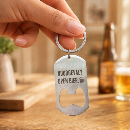 Gepersonaliseerde Flesopener Sleutelhanger met Gravure