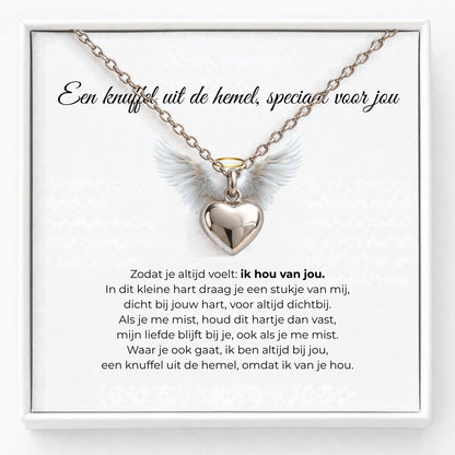 Hart Gedenkketting voor As – Voor Altijd bij Mij