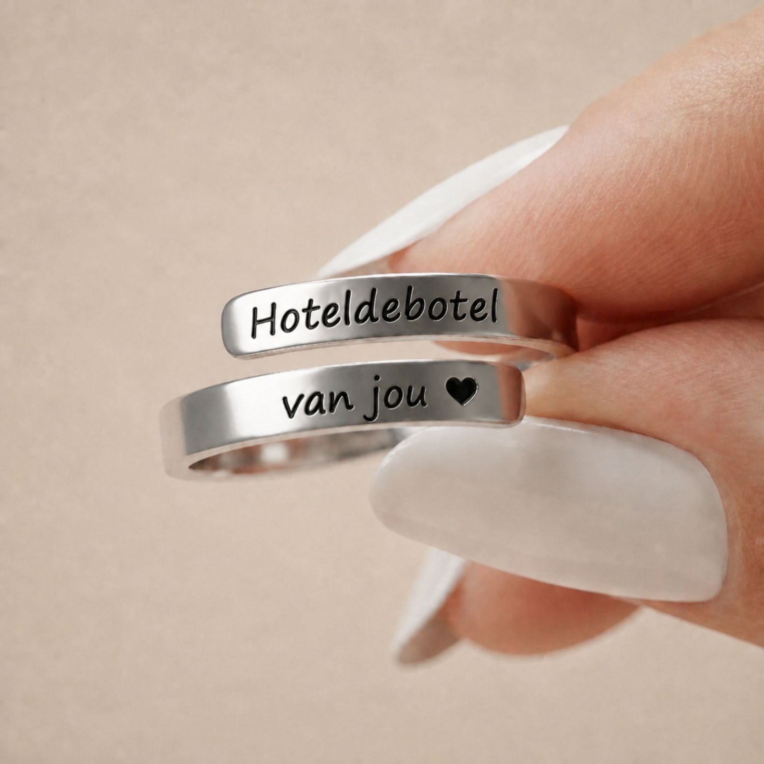 Hoteldebotel Van Jou Ring - sieraad