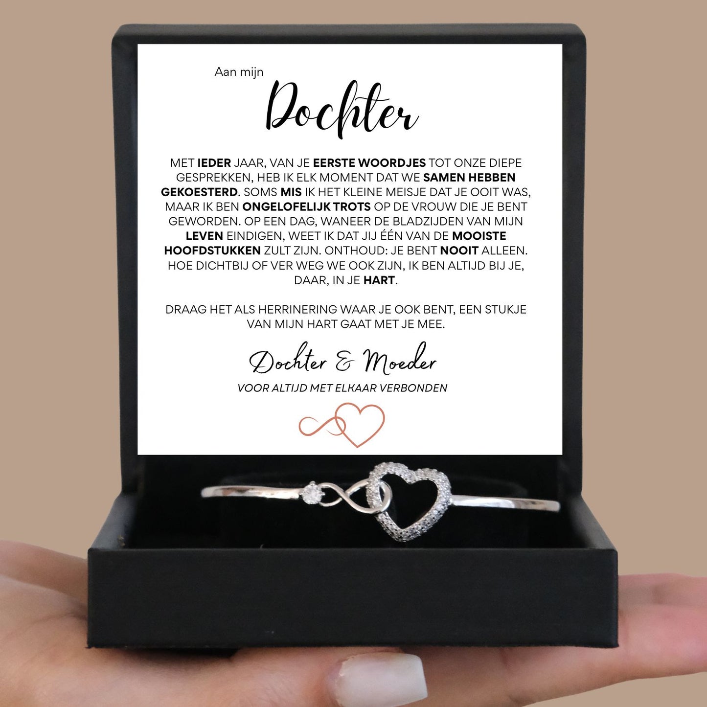 Infinity Armband - Aan mijn Dochter - V1