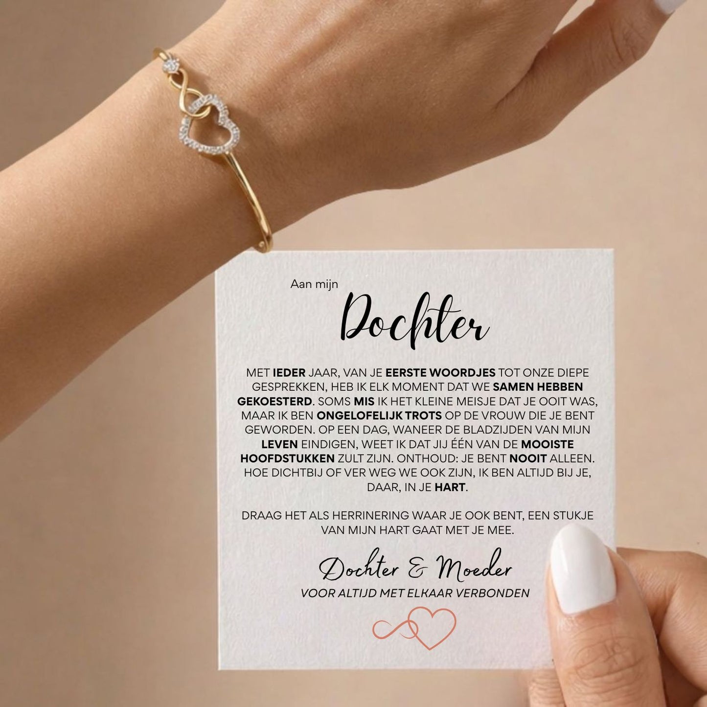 Infinity Armband - Aan mijn Dochter - V1