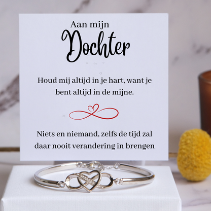 Aan mijn Dochter - Armband Infinity - Altijd in de mijne