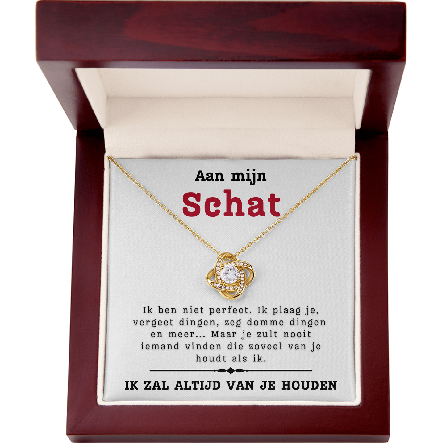 Schat, Ik ben niet perfect