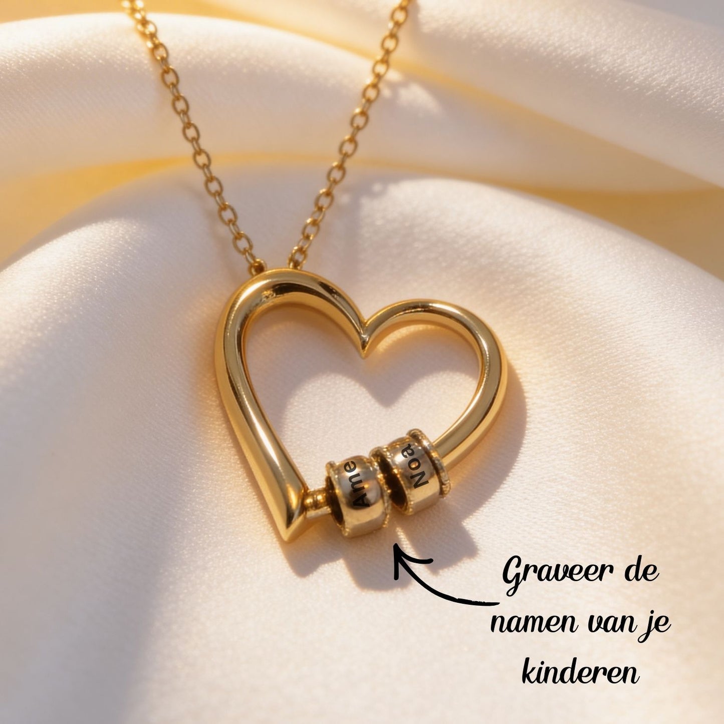 Gegraveerde Kralenketting - Voor mama