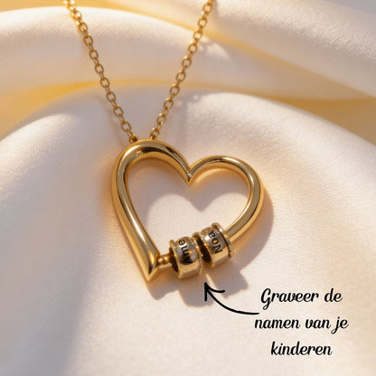 Gegraveerde Kralenketting - Voor mama