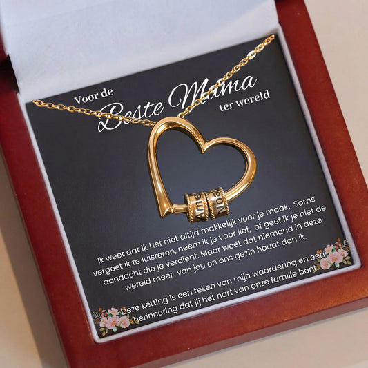 Gegraveerde Kralenketting - Voor mama
