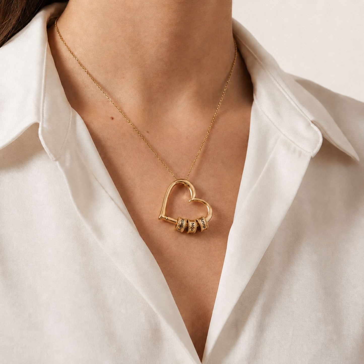 Gegraveerde Kralenketting - Voor mama