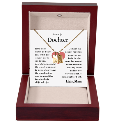 Initialen-ketting - Aan mijn Dochter
