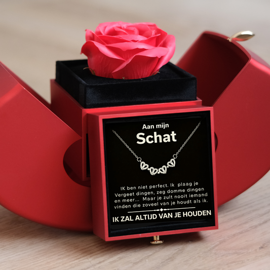 Eeuwige Roos - Klaver ketting - Aan mijn Schat