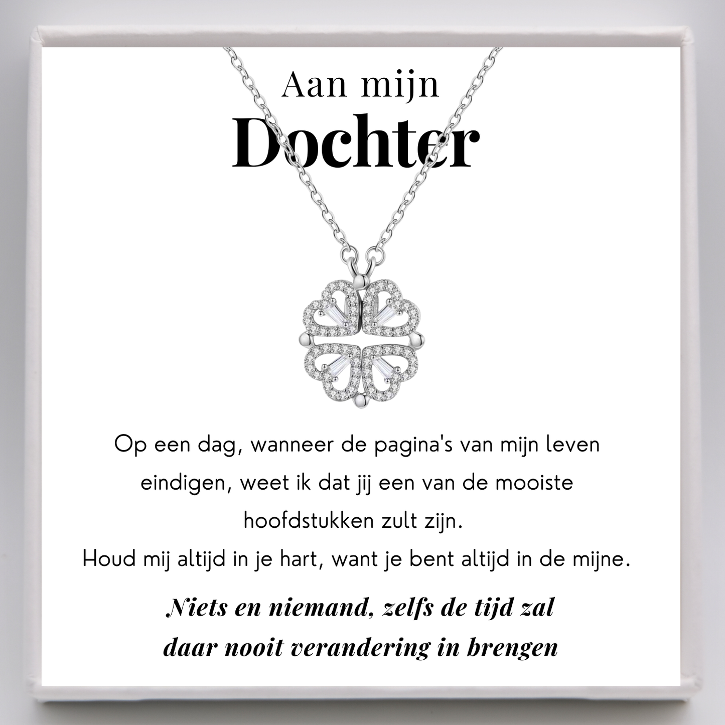 Klaver Ketting - Aan mijn dochter- Altijd in je hart
