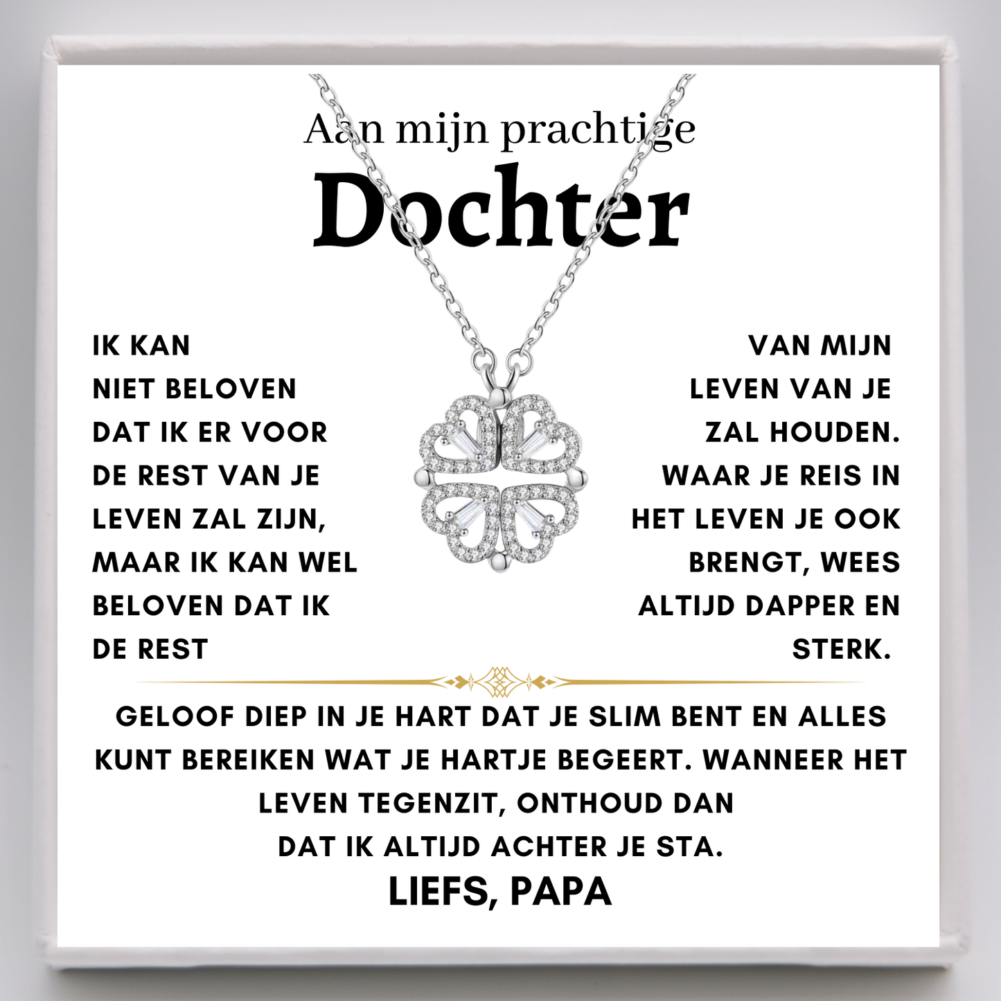 Klaver Ketting - Aan mijn Prachtige Dochter