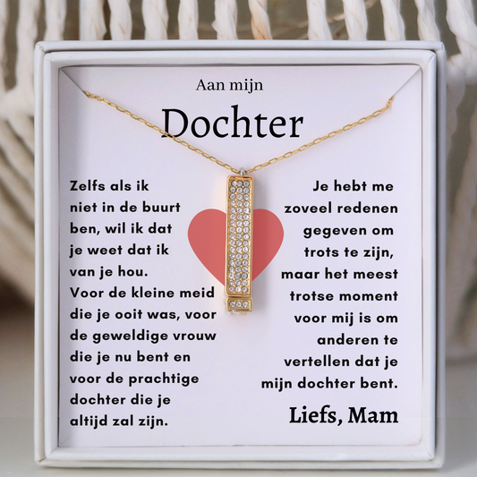 Bar ketting - Aan mijn Dochter