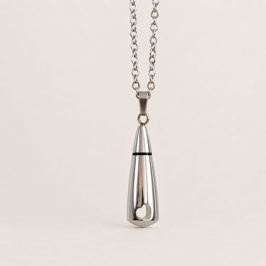 Urn Ketting met Hartje – Zilver | Gedenksieraad