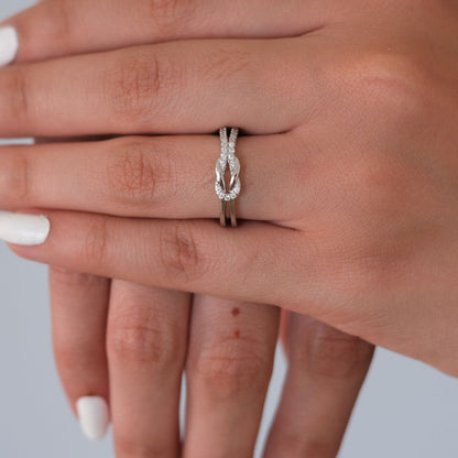 Liefdesknoop ring (Bijna Uitverkocht)