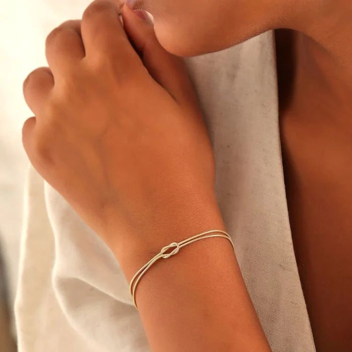 Moeder & dochter -Liefdesknoop Armband