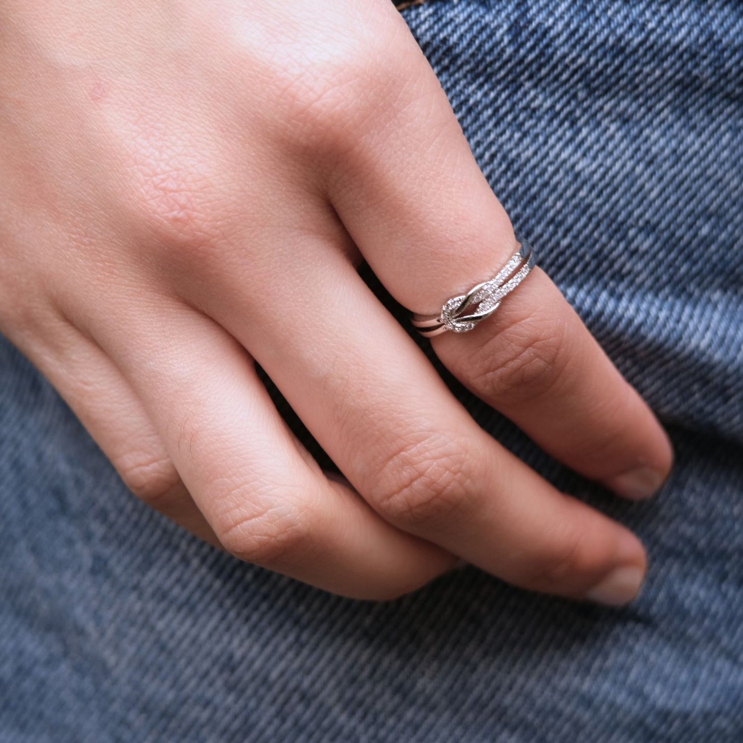 Liefdesknoop ring (Bijna Uitverkocht)