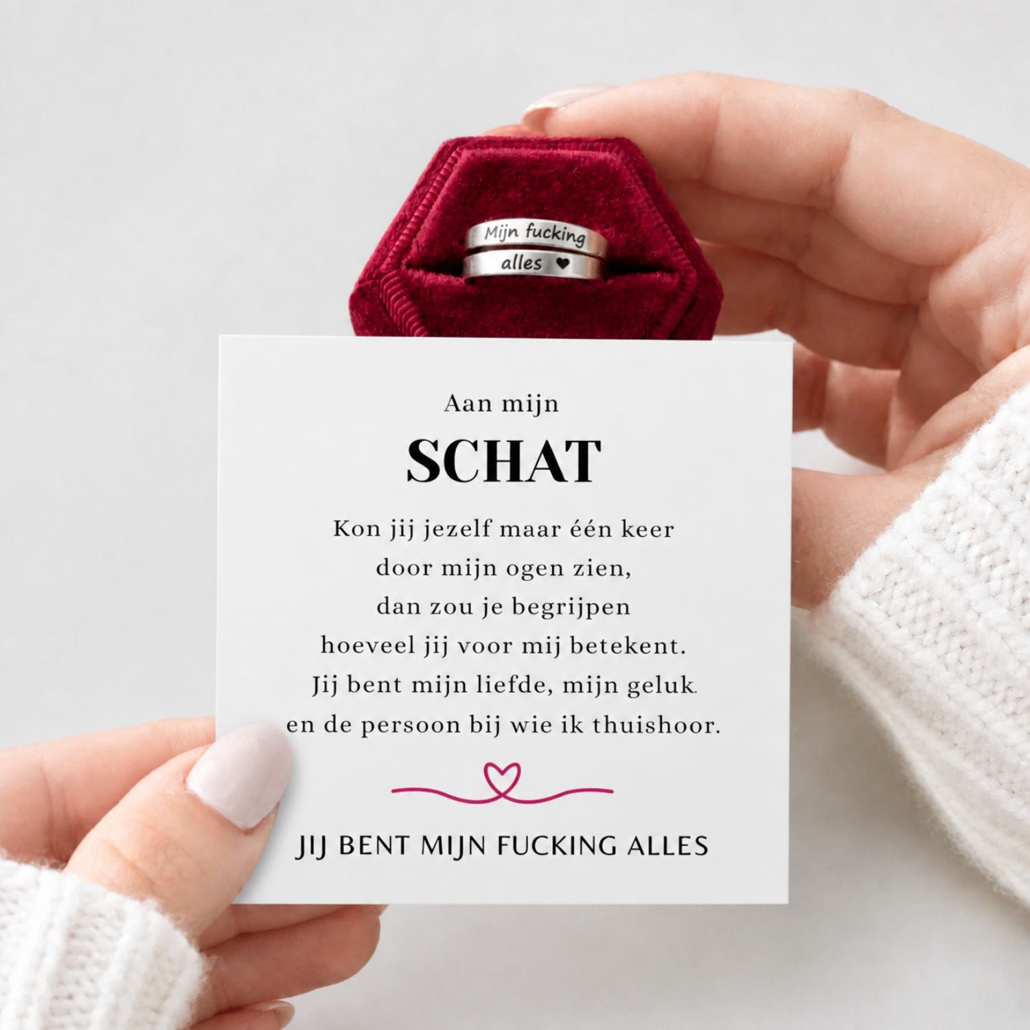 Mijn Fucking Alles Ring - berichtkaart