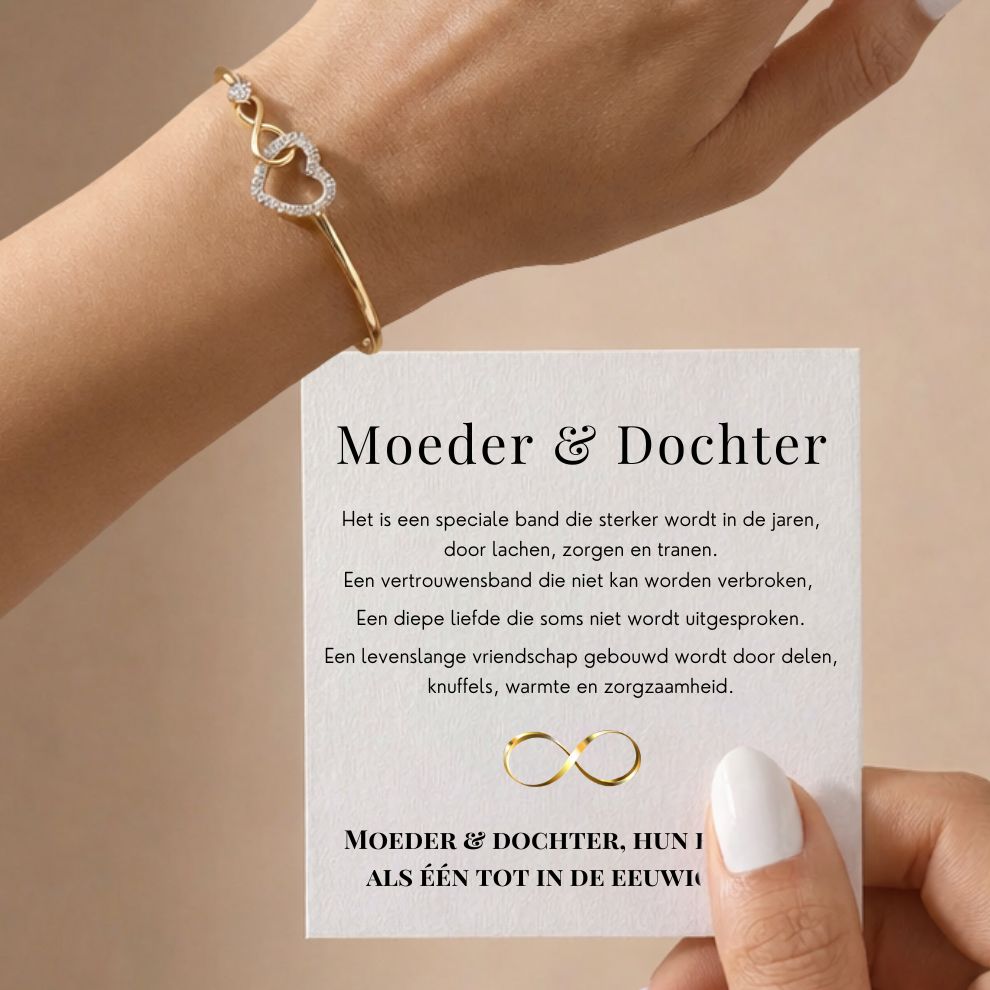 Moeder & dochter - Altijd In Mijn Hart - Infinity Armband
