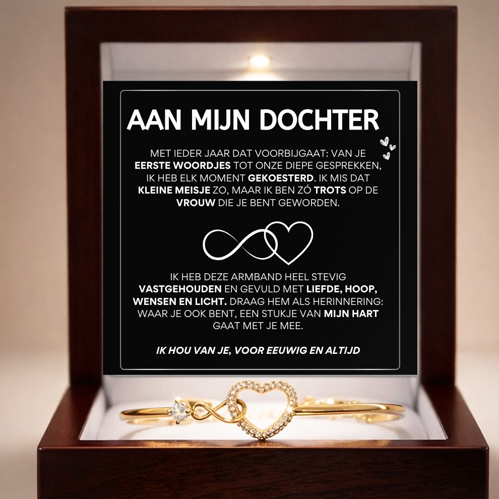 Aan Mijn Dochter - Infinity Armband
