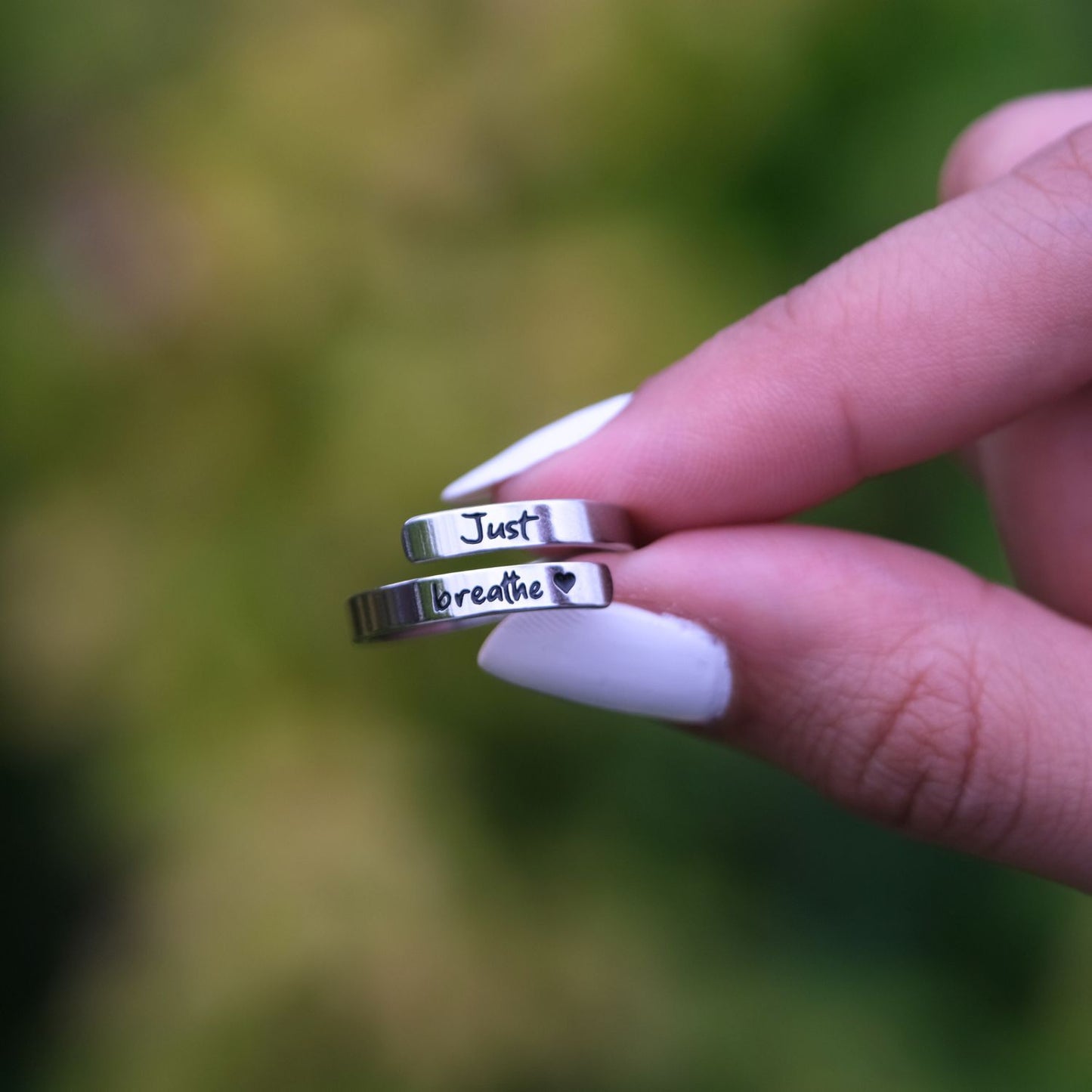 Just Breathe Ring