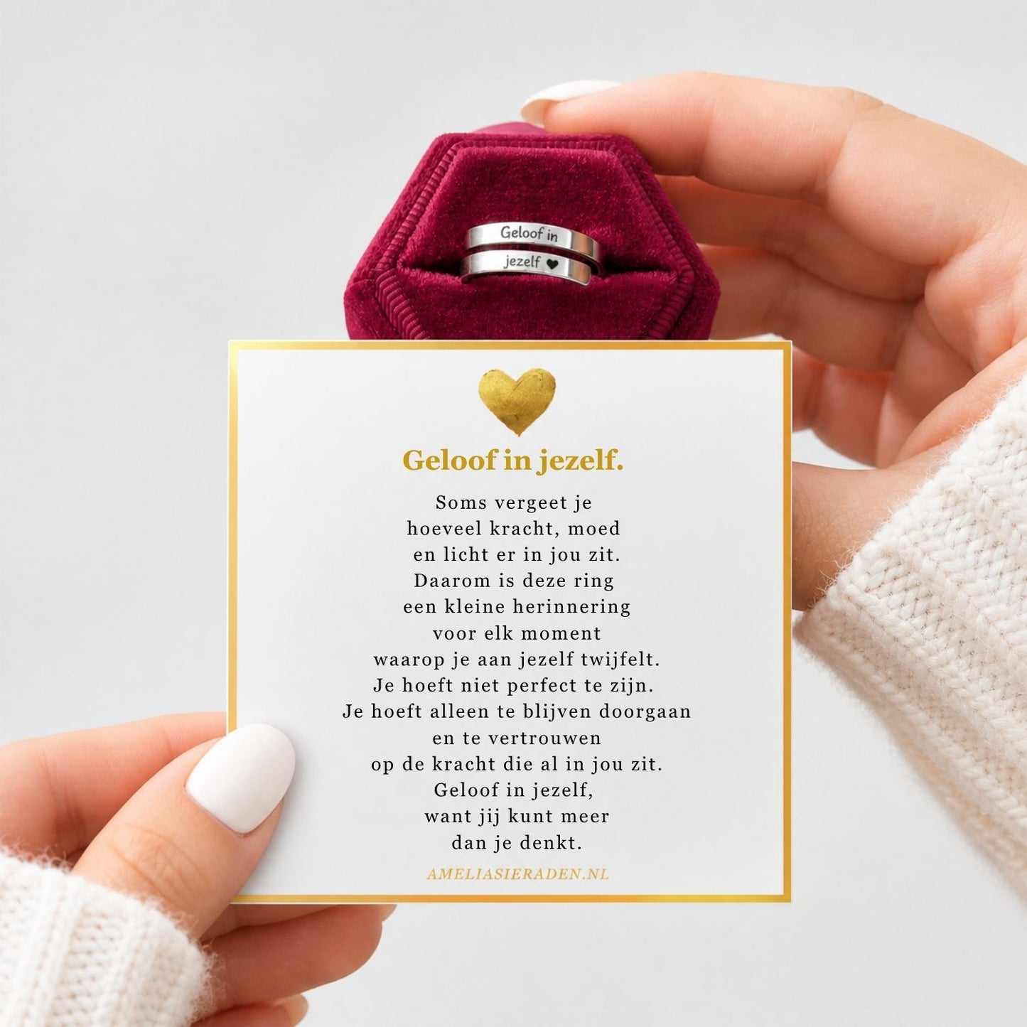 Geloof In Jezelf Ring