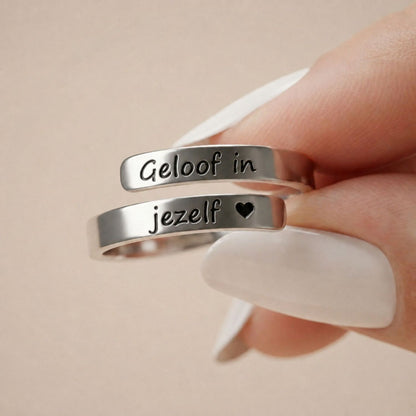 Geloof In Jezelf Ring