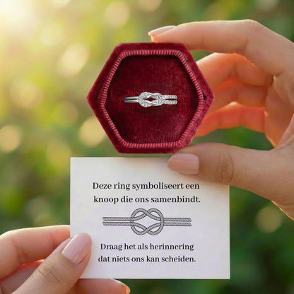 Liefdesknoop ring (Bijna Uitverkocht)