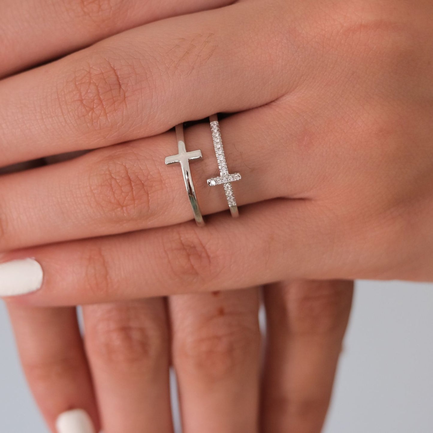 Twin Cross Ring - Aan mijn Dochter