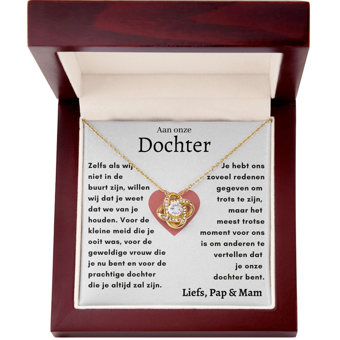 Voor de kleine meid die je ooit was - Liefs, Mam & Pap