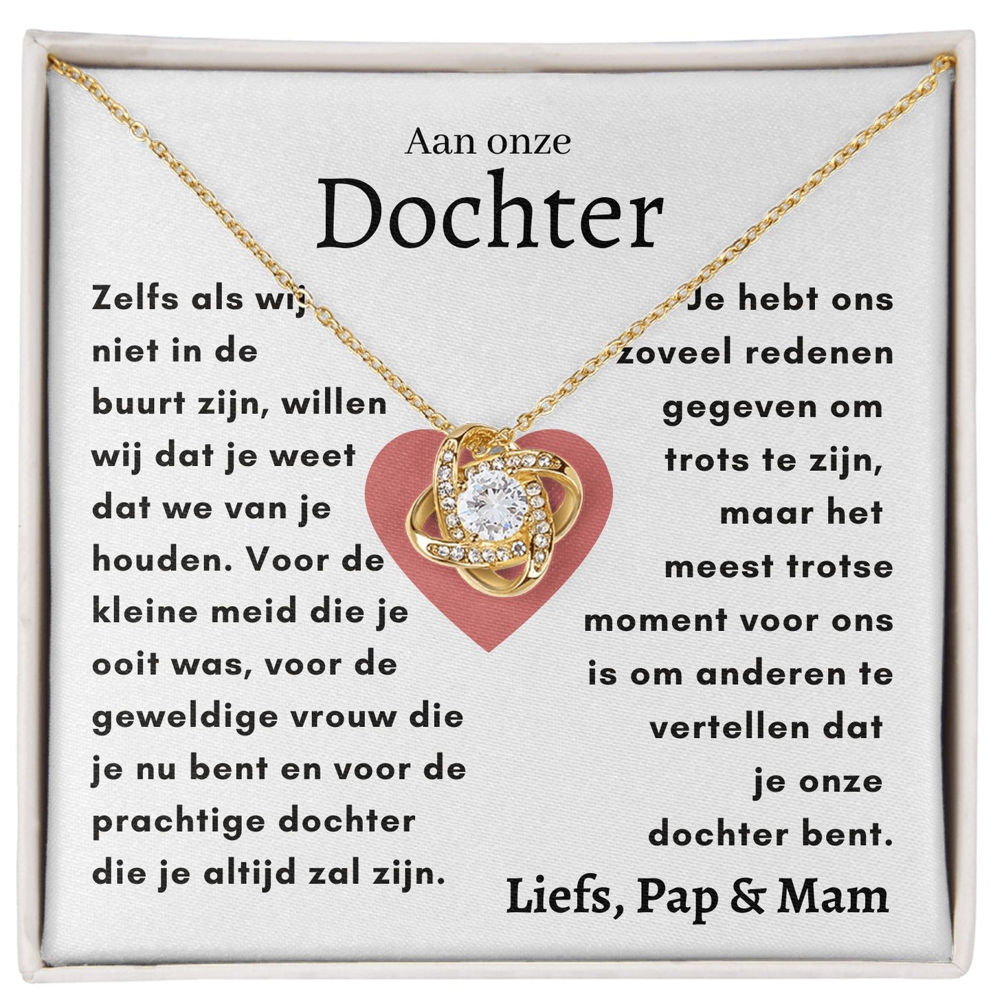 Voor de kleine meid die je ooit was - Liefs, Mam & Pap