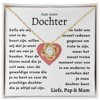 Voor de kleine meid die je ooit was - Liefs, Mam & Pap