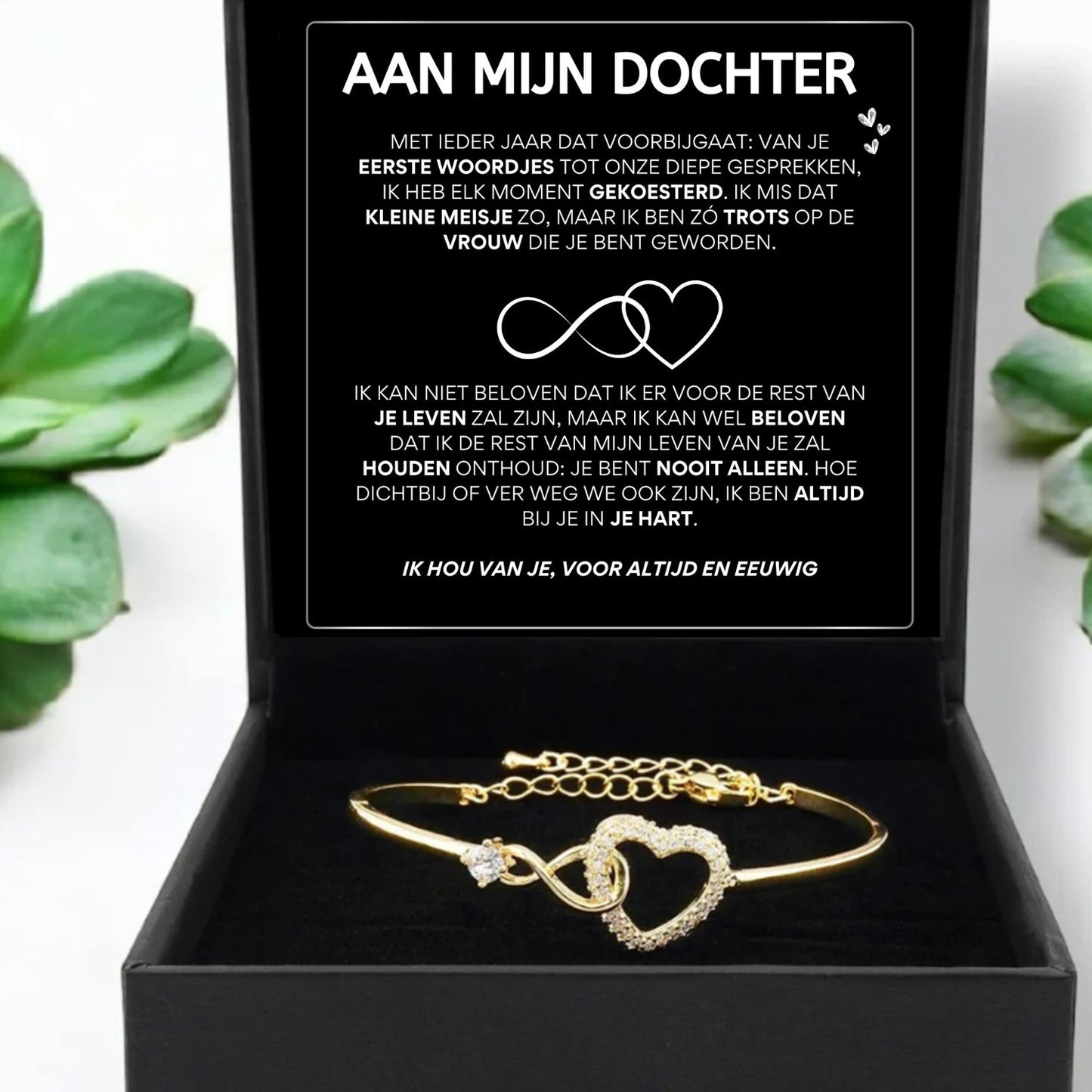 Aan Mijn Dochter - Infinity Armband