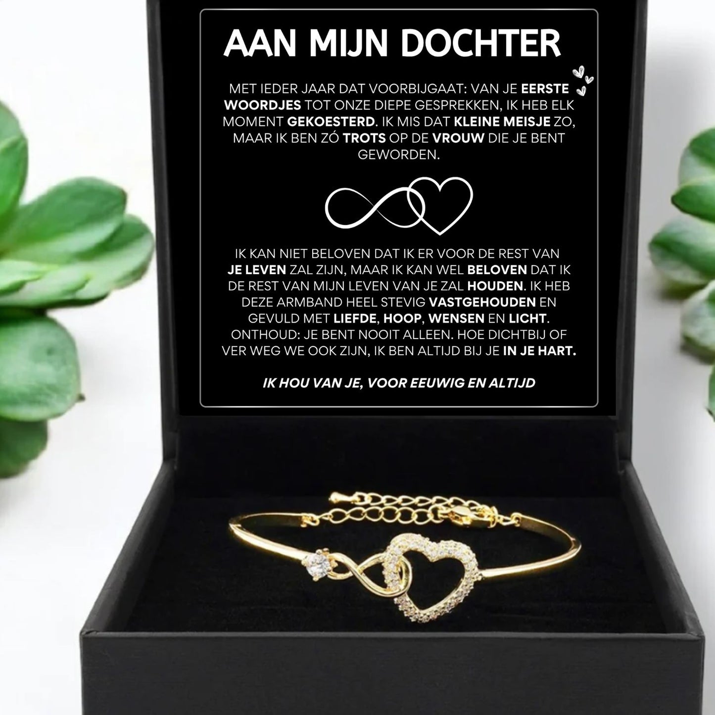 Aan Mijn Dochter - Infinity Armband