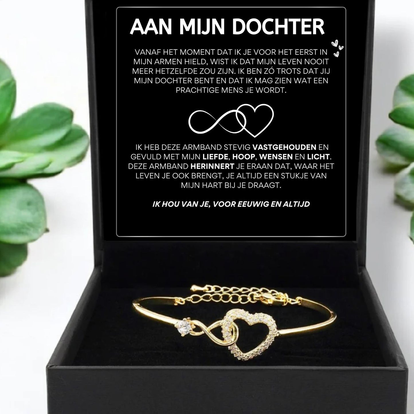 Aan Mijn Dochter - Infinity Armband