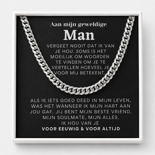 Aan mijn geweldige man - Schakel ketting