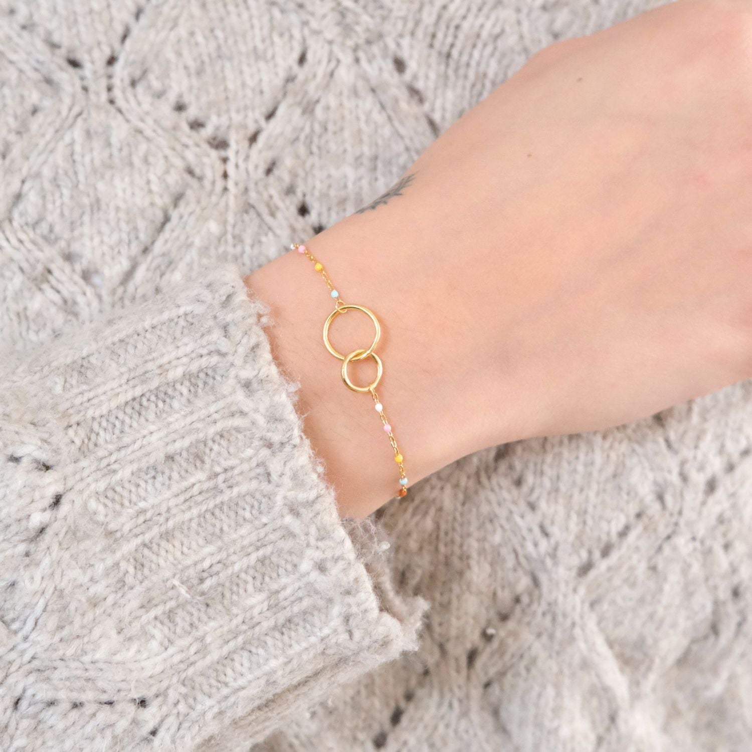 Hart armband vriendinnen | dubbel goud • Creatief en Kado | Kado & Traktatie Shop Hart armband vriendinnen | dubbel goud • Creatief en Kado | Kado & Traktatie Shop