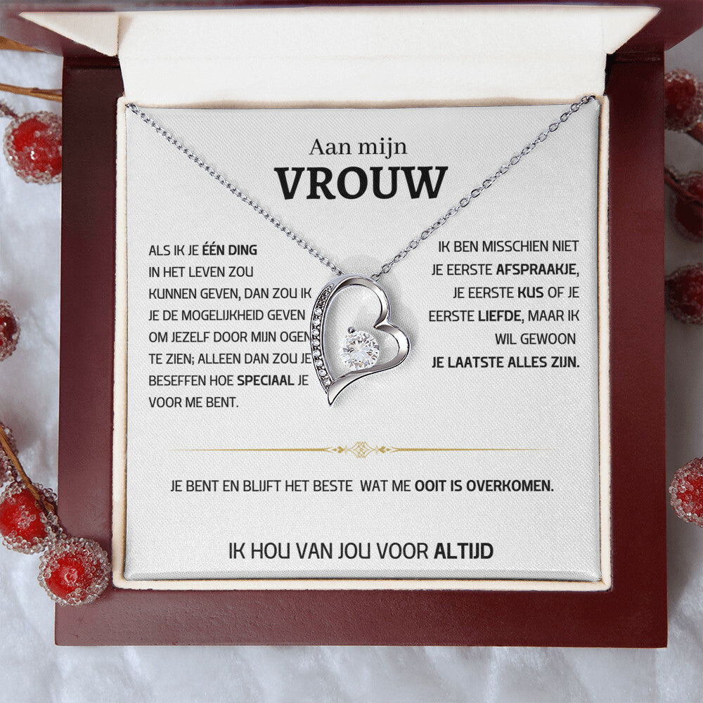 Vrouw – Hart ketting - 58