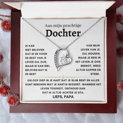 Dochter - Hart ketting - Liefs, Papa 10