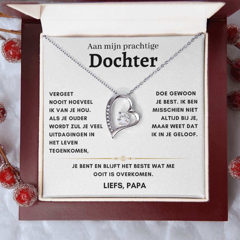 Dochter - Hart ketting - Liefs, Papa 8