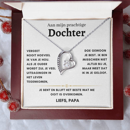 Dochter - Hart ketting - Liefs, Papa 8