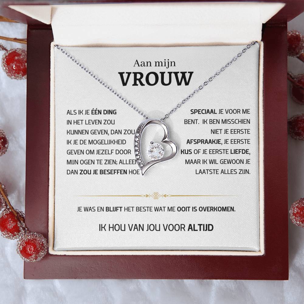 Vrouw – Hart ketting - 62