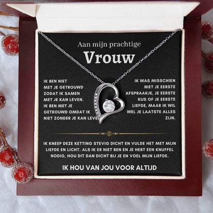 Voor Vrouw- Hart ketting - 35