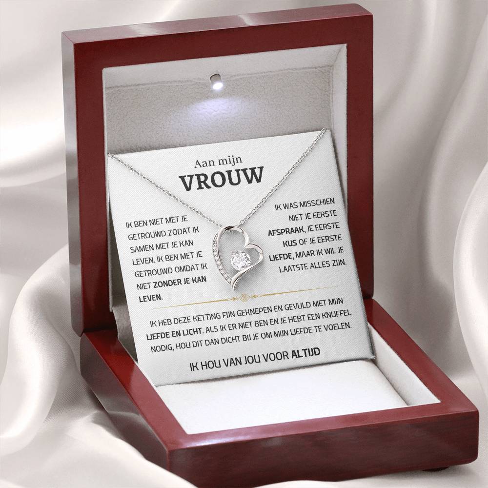 Vrouw – Hart ketting - 50