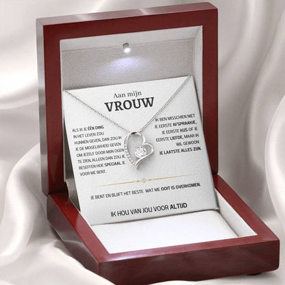 Vrouw – Hart ketting - 58